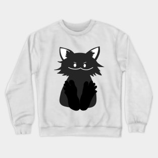 Cat With Feet Crewneck Sweatshirt